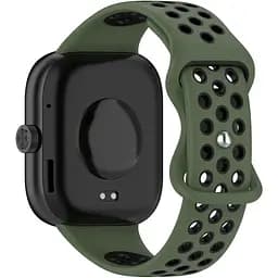 Ремінець DK CDK Silicone Sport Band Nike для Xiaomi Redmi Watch 4 (017600) (green / black) - мініатюра 4
