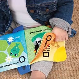 Іграшка-книжка м'яка розвиваюча Baby Einstein Shapes at the Farm - мініатюра 11