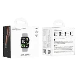Смарт-годинник Hoco Y26 Smart Sports Watch (call version) Silver - мініатюра 3