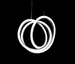 Люстра стельова LED Splendid Ray LF9805/1, 144W, золото/білий, сучасний стиль для дому - мініатюра 2