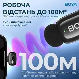 Мікрофон Boya mini-23 Type-C Black (mini-23) - мініатюра 9