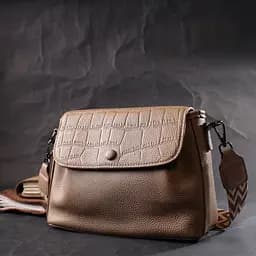 Жіноча шкіряна сумка Vintage 25х17.5х9 см sum0024661 - мініатюра 9