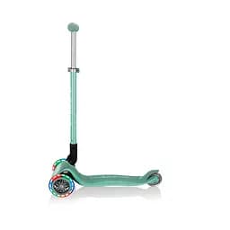Самокат Globber Primo foldable plus lights, колеса з підсвічуванням, м'ятний (439-206) - мініатюра 4