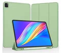 Чохол-книжка CDK для Apple iPad Air 10.9" 4gen 2020 екокожа/силікон Smart Case cлот стилус (011190) light green - мініатюра 2
