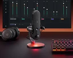 Ігровий стрім мікрофон SteelSeries Alias RGB USB 1" Capsule (61601) - мініатюра 2