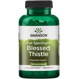 Хрестовий корінь для травлення Swanson Full Spectrum Blessed Thistle 400 мг 90 капсул (2022-09-1084)