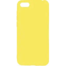 Чохол-накладка Toto 1 mm Matt TPU Case HuAwei Y5 2018 Yellow