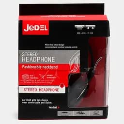 Дротові, ігрові, накладні навушники Jedel JD-868, Jack 3.5, 1.5m, black red - мініатюра 5