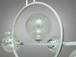 Люстра стельова LED Diasha 1003-7HR Loft, модель на 7 плафонів, G9, висота 94 см, для кухні та їдальні - мініатюра 3