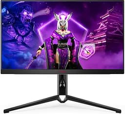 TFT 27" AOC AGON AG274QS, QHD, IPS, 300Гц, 1мс, 2x HDMI, 2x DP, USB-hub, HAS, Pivot, колонки, чорний