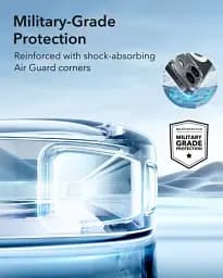 Матовий чохол ESR Zero Clear Case (HaloLock) Frosted Black для iPhone 16 Plus (1A7720202) - мініатюра 6