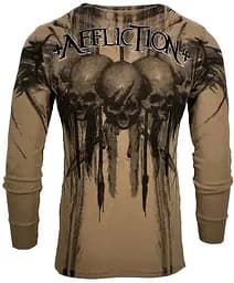 Футболка з довгим рукавом Xtreme Couture by Affliction Men's Thermal Shirt Walking Dead 3XL - мініатюра 2