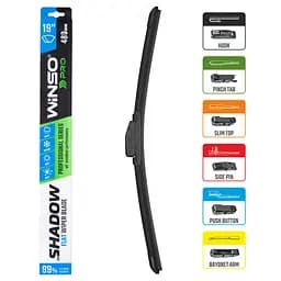 Безкаркасна щітка Winso Pro Shadow 19/480 мм (117480) - мініатюра 3
