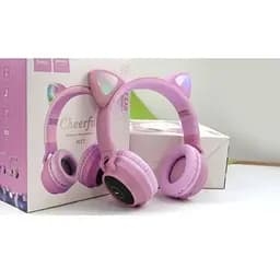Навушники з вушками Hoco W27 Cheerful Cat Ear бездротове підсвічування 6931474718464 6931474718464 - мініатюра 3