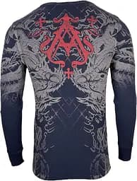 Футболка з довгим рукавом Archaic by Affliction Men's Thermal Shirt Dragon Rage 3XL - мініатюра 2
