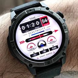Годинник North Edge GPS Titan Black Spider, 2 ремінця - мініатюра 7