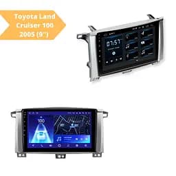 Штатна автомагнітола XPRO Toyota Land Cruiser 100 2005 (9") Android 10.1 (4/32) чорний (MER-14135_5408) - мініатюра 2