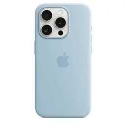 Силіконовий чохол CasePro Silicone Case with MagSafe Light Blue для iPhone 15 Pro - мініатюра 3