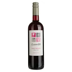 Вино Lovelli Vino Rosso d'Italia, красное, сухое, 11%, 0,75 л