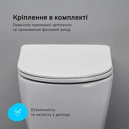 Унітаз підвісний безобідковий AM.PM X-Joy S з сидінням мікроліфт C85A1703SC - мініатюра 8