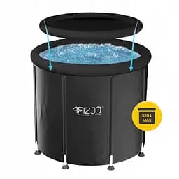 Кріо ванна для крижаного купання 4FIZJO 320 л надувна Black (P-5905973400619) - мініатюра 3