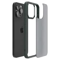 Прозорий чохол Spigen Ultra Hybrid Frost Green для iPhone 15 Pro Max (ACS06569) - мініатюра 4
