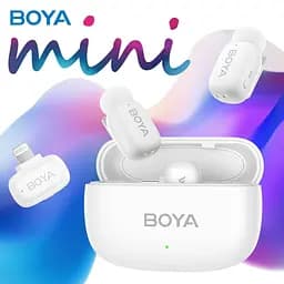 Мікрофон Boya mini-13 Type-C/Lightning White (mini-13) - мініатюра 6