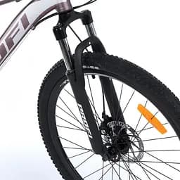 Велосипед "PHANTOM" PROF1 G26PHANTOM A26.1 26 д. Алюм.рама 19 ", SHIMANO 21SP, алюм., DB, FW TZ500, чорно-синій - мініатюра 3