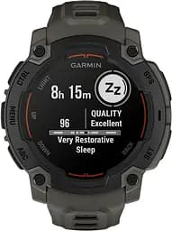 Смарт-годинник Garmin Instinct E 45 mm Black with Charcoal Band (010-02933-00) - мініатюра 8