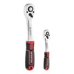 Набір інструментів 73 од. Storm, 1/2", 1/4", Cr-V Intertool ET-8073 - мініатюра 8