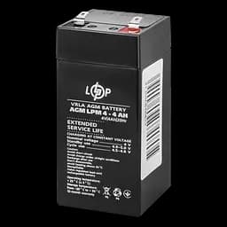 Аккумулятор AGM LPM 4V - 4 Ah - мініатюра 4