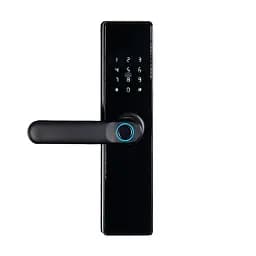 Замок біометричний автономний Trinix TRL-5402BTF Black з Bluetooth, зчитувачем відбитків пальців і карт Mifare (65-00071) - мініатюра 1