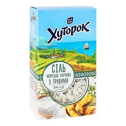 Сіль морська харчова з травами Хуторок 200 г - мініатюра 2