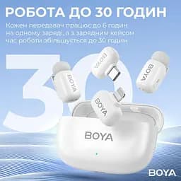 Мікрофон Boya mini-13 Type-C/Lightning White (mini-13) - мініатюра 11