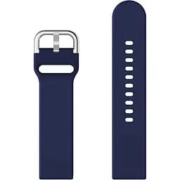 Ремінець DK CDK для Xiaomi Amazfit Stratos "L" 22mm Silicone Sport Band Classic (011018) (dark blue) - мініатюра 2