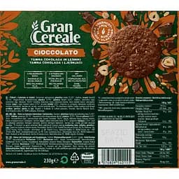 Печиво Mulino Bianco Gran Cereale Cioccolato 230 г - мініатюра 5