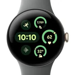 Smart Watch Google Pixel Watch 3 41mm Bluetooth / WiFi Gold Case/Hazel Band Global version - мініатюра 3