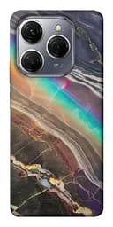 Чехол Demsky Радужный мрамор для TECNO Spark 20 Pro