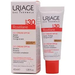 Коригувальний СС-крем Uriage Roséliane CC Cream SPF 30 Проти почервонінь відтінок Medium 40 мл - мініатюра 3