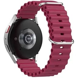 Ремінець для Zepp E - темно-червоний ширина кріплення 20мм силікон Watchbands Hump (W37-6WB57073268)