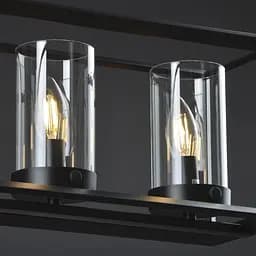 Люстра Brille лофт підвісна свічка E14 40W BK (BL-387S/5) - мініатюра 4
