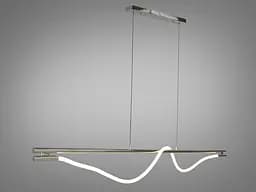 Люстра стельова LED Diasha 9609-L1600CH Шланг, 20W, срібляста, регульована висота, для ресторану та інтер'єру - мініатюра 3
