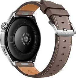 Смарт-годинник Huawei Watch GT 6 46mm Steel with Brown Composite Leather Strap (55020FTW) - мініатюра 2