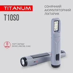 Портативний ліхтарик із сонячною батареєю Titanum TLF-T10SO (TLF-T10SO) - мініатюра 3