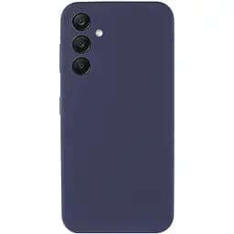 Чохол Lakshmi Silicone Cover Full Camera (AAA) для Samsung Galaxy S24 FE Темно-синій / Midnight blue