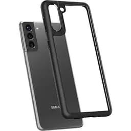 Оригінальний чохол Spigen Ultra Hybrid для Samsung Galaxy S21 Plus (6.7") Matte Black (ACS02388)