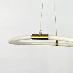 Латунна кільцева люстра з гнучкою LED стрічкою Ø 45 см | Line F | Арт. MD8074-R - мініатюра 3