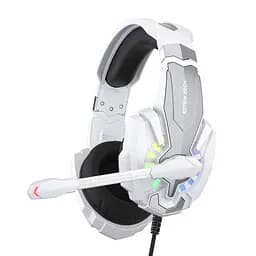 Ігрова гарнітура KOTION EACH G9000 Plus для ПК та консолей з RGB-підсвічуванням і мікрофоном (Білий)