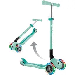 Самокат Globber Primo Foldable Lights м'ятний - мініатюра 11