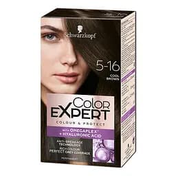 Крем-краска для волос Schwarzkopf Color Expert, с гиалуроновой кислотой, тон 5-16 (Холодный Каштановый), 142,5 мл